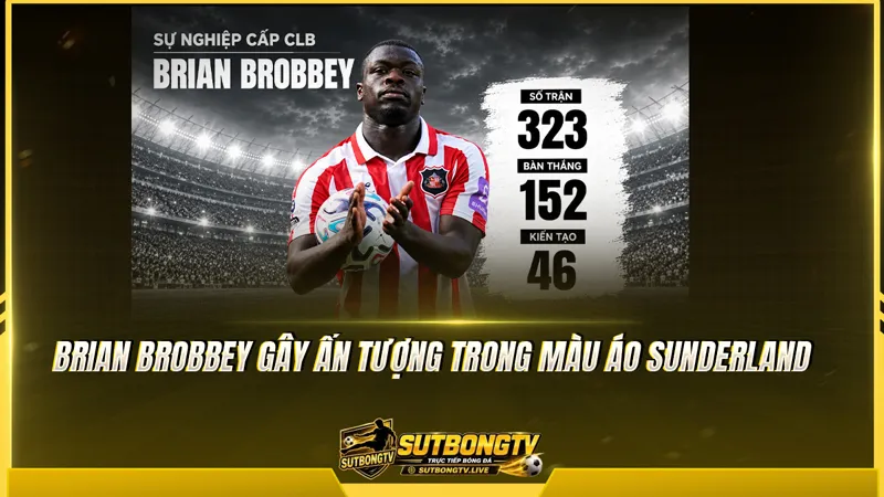 Brian Brobbey gây ấn tượng trong màu áo Sunderland